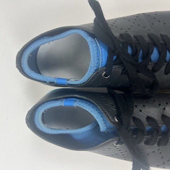 Navyboot Mens Casual Shoes Navy Blue‎ Leather Sneakers EU 41 US 8 Built in Sock - Picture 5 of 8